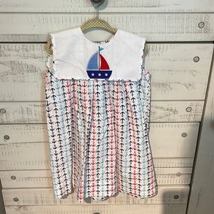 Sailor collar summer dress - 24 months